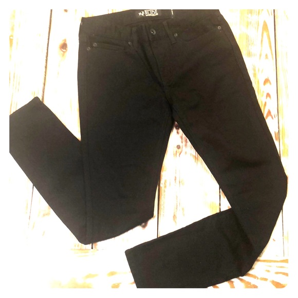rude black skinny jeans